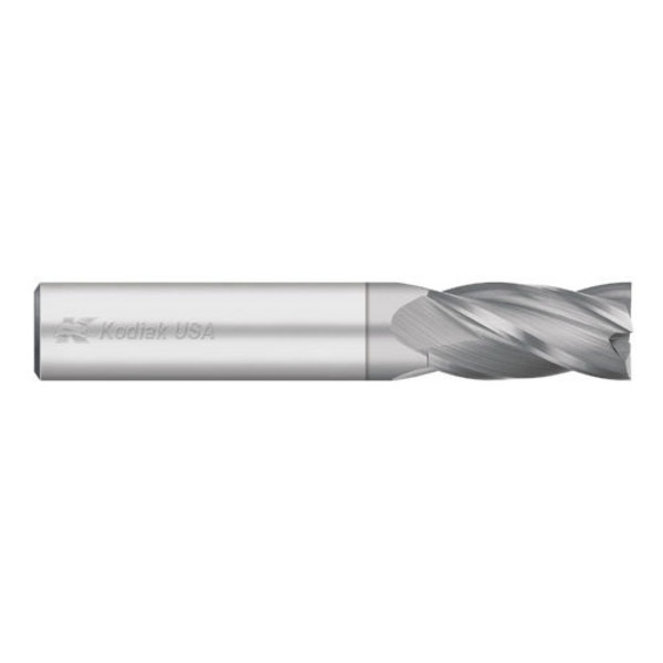 Kodiak Cutting Tools 3/8 Carbide Endmill 4 Flute Single End TICN Coated 5464107
